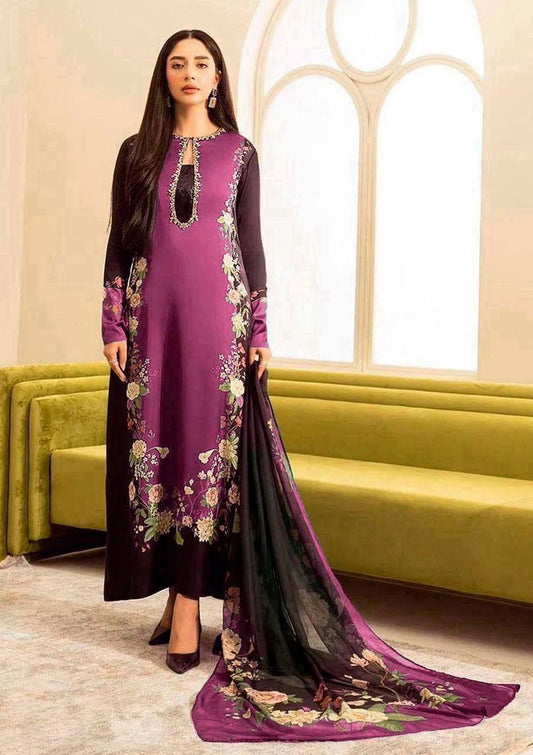 Printed silk 3 pc