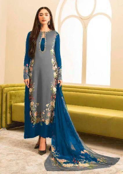 Printed silk 3 pc